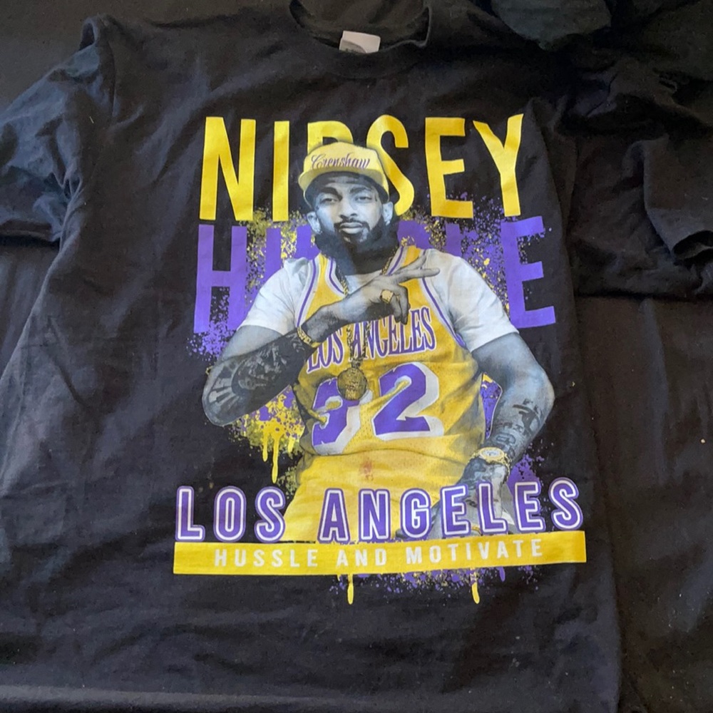 Lakers nipsey huddle shirt